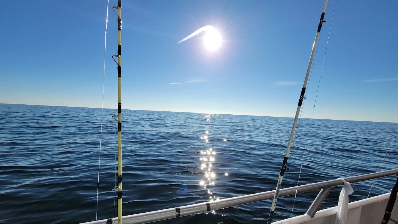 Local Point Lookout fishing boat Captain Steve Kearney with Nassau County anglers on the South Shore
