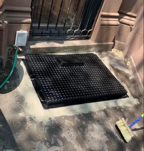 Steel fabricator in Brooklyn, NY — completed iron works project on a residential brownstone building